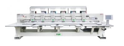 ZOJE ZJ-1206H (400*680) для плоской вышивки 6-головочная,9- игольная (комплект)